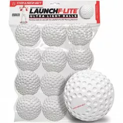 PowerNet Launch F-Lite Pitching Machine Baseballs: 1194-1