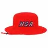Pacific Headwear NSA Flag Series Bucket Hat: 1944B-RED 2 Pacific Headwear NSA Flag Series Bucket Hat: 1944B-RED -Deals BaseBallBat Store 1944bred