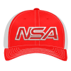 Pacific Headwear NSA Outline Series Red Snapback Hat: 104-RDWH -Deals BaseBallBat Store 26084895 front 0a50f21d 8742 4968 a97a 925965cb2a30