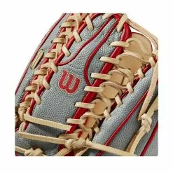 Wilson A2000 OT7SS 12.75" SuperSkin Baseball Glove: WBW1001041275 -Deals BaseBallBat Store 2be909858d7daa67933c28154cb9858ac266c169 WBW100104 4 A2000 OF OT7SS 1275 Blonde GreySS Red