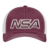 Pacific Headwear NSA Outline Series Maroon Flex Fit Hat: 404M-MAWH 1 Pacific Headwear NSA Outline Series Maroon Flex Fit Hat: 404M-MAWH -Deals BaseBallBat Store 37658314 front