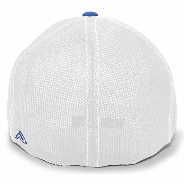 Pacific Headwear NSA Outline Series Royal Flex Fit Hat: 404M-ROWH 4 Pacific Headwear NSA Outline Series Royal Flex Fit Hat: 404M-ROWH - Image 2