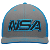 Pacific Headwear NSA Outline Series Neon Blue Flex Fit Hat: 404M-NBGR 1 Pacific Headwear NSA Outline Series Neon Blue Flex Fit Hat: 404M-NBGR -Deals BaseBallBat Store 404M 2978234 1 front