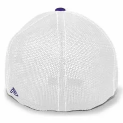 Pacific Headwear NSA Outline Series Purple Flex Fit Hat: 404M-PUWH -Deals BaseBallBat Store 404M 450 back aws 640