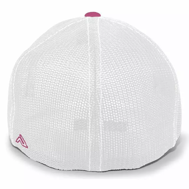 Pacific Headwear NSA Outline Series Pink Flex Fit Hat: 404M-PKWH 4 Pacific Headwear NSA Outline Series Pink Flex Fit Hat: 404M-PKWH - Image 2