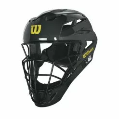 Wilson Pro Stock Steel Umpire Helmet: WTA5801BL