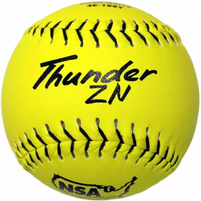 Dudley NSA Thunder ZN ICON 12" 44/400 Composite Slowpitch Softballs: 4E-199Y 5 Dudley NSA Thunder ZN ICON 12" 44/400 Composite Slowpitch Softballs: 4E-199Y - Image 3
