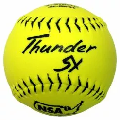 Dudley NSA Thunder SY ICON 12" 44/400 Synthetic Slowpitch Softballs: 4E-824Y -Deals BaseBallBat Store 4E 824Y