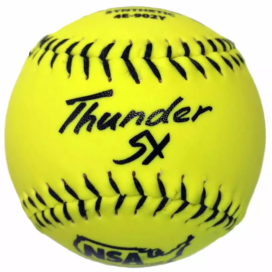 Dudley NSA Thunder SY ICON 11" 44/400 Synthetic Slowpitch Softballs: 4E-902Y 3 Dudley NSA Thunder SY ICON 11" 44/400 Synthetic Slowpitch Softballs: 4E-902Y