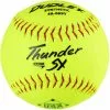 Dudley ASA Thunder SY Hycon 12" 52/300 Synthetic Slowpitch Softballs: 4A-069Y
