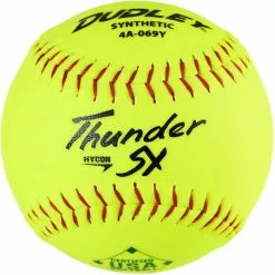 Dudley ASA Thunder SY Hycon 12" 52/300 Synthetic Slowpitch Softballs: 4A-069Y