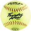 Dudley ASA Thunder Heat 12" 40/375 Synthetic Slowpitch Softballs: 4A-244Y 1 Dudley ASA Thunder Heat 12" 40/375 Synthetic Slowpitch Softballs: 4A-244Y -Deals BaseBallBat Store 4a244yE WS 12 RF40Y
