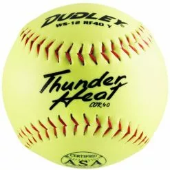 Dudley ASA Thunder Heat 12" 40/375 Synthetic Slowpitch Softballs: 4A-244Y