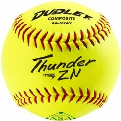 Dudley ASA Thunder ZN Hycon 11" 52/300 Composite Slowpitch Softballs: 4A-924Y