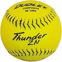 Dudley NSA Thunder ZN ICON 12" 44/400 Composite Slowpitch Softballs: 4E-199Y