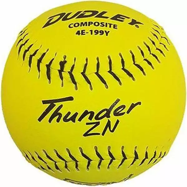 Dudley NSA Thunder ZN ICON 12" 44/400 Composite Slowpitch Softballs: 4E-199Y 3 Dudley NSA Thunder ZN ICON 12" 44/400 Composite Slowpitch Softballs: 4E-199Y