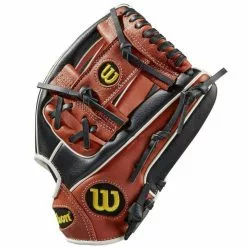 Wilson A500 11.5" Baseball Glove: WBW100148115 -Deals BaseBallBat Store 519a103aad9a5cf177052825a70b68a7dbf7cc43 WBW100148 2 A500 Baseball 115 White Black Copper