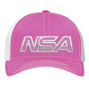 Pacific Headwear NSA Outline Series Pink Flex Fit Hat: 404M-PKWH 1 Pacific Headwear NSA Outline Series Pink Flex Fit Hat: 404M-PKWH -Deals BaseBallBat Store 58017327 front