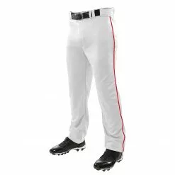 Champro Sports Adult Triple Crown Open Bottom Baseball Pants with Piping: BP91UA -Deals BaseBallBat Store 69034
