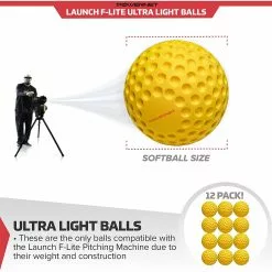 PowerNet Launch F-Lite Pitching Machine Fastpitch Softballs: 1194-2 -Deals BaseBallBat Store 71 rs8csjVL. AC SL1500