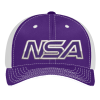 Pacific Headwear NSA Outline Series Purple Flex Fit Hat: 404M-PUWH 2 Pacific Headwear NSA Outline Series Purple Flex Fit Hat: 404M-PUWH -Deals BaseBallBat Store 78257354 front