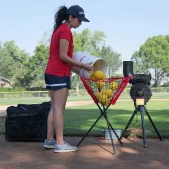 PowerNet Launch F-Lite Pitching Machine Fastpitch Softballs: 1194-2 -Deals BaseBallBat Store 81PqElTEc9L. AC SL1500