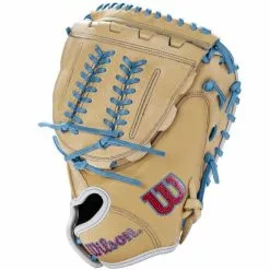 Wilson A2000 AM1 34" Aubree Monroe GM SuperSkin Fastpitch Catcher's Mitt: WBW10043634 -Deals BaseBallBat Store 83da251e40fd6fabaeae21deff4de21206505437 WBW100436 2 A2000 FP Aubree Munro GM C 34 Blonde SkyBlue