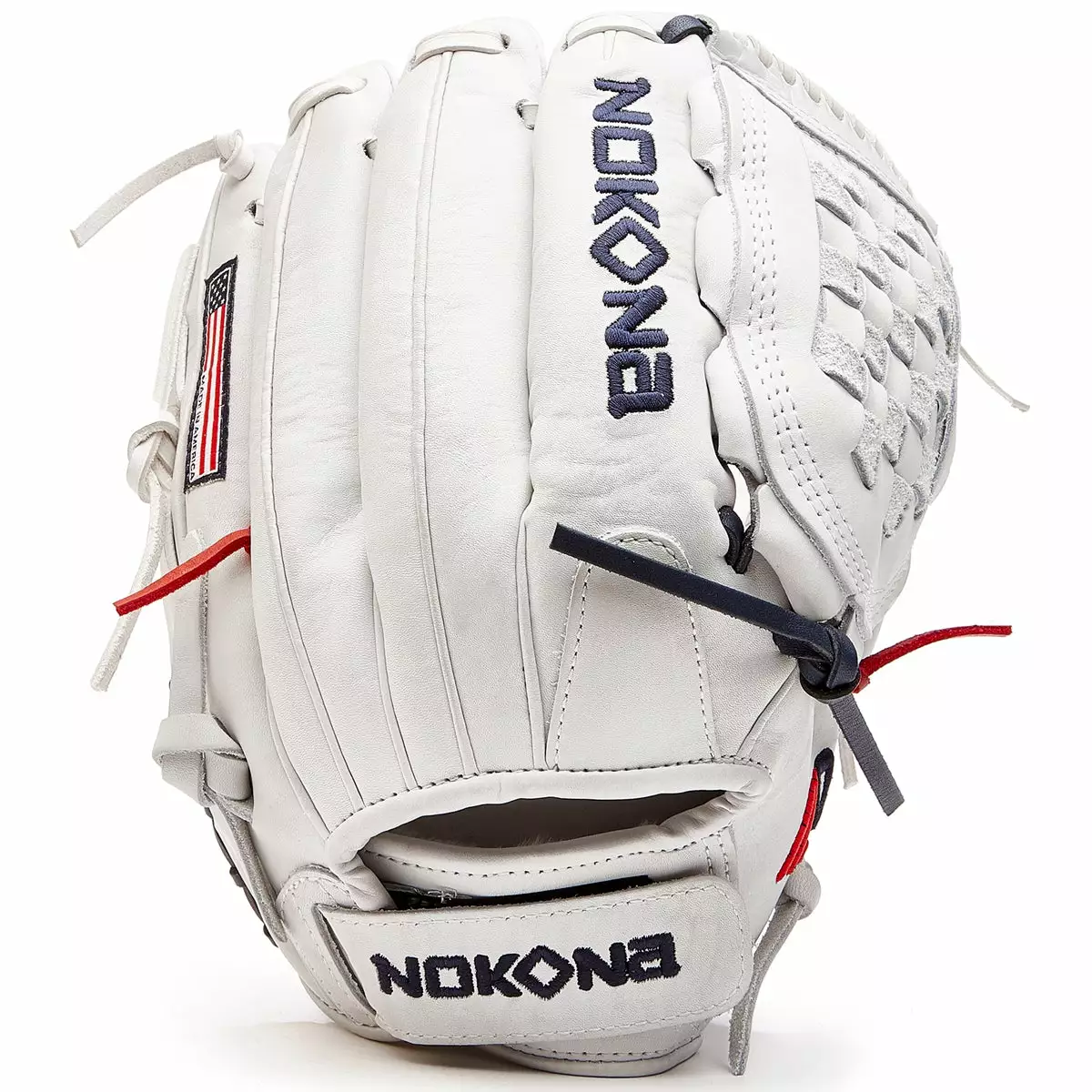 Nokona American KIP 12" Fastpitch Glove: A-V1200-WH 3 Nokona American KIP 12" Fastpitch Glove: A-V1200-WH