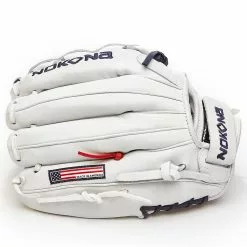 Nokona American KIP 12" Fastpitch Glove: A-V1200-WH 9 Nokona American KIP 12" Fastpitch Glove: A-V1200-WH -Deals BaseBallBat Store A White V1200C nokona ballglove 2
