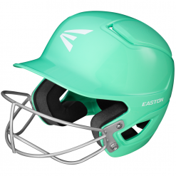 Easton Alpha Solid Batting Helmet with Softball Mask: A168530 / A168531