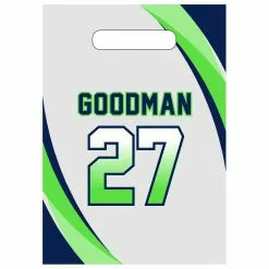 Pacific Headwear Custom Sublimated Bag Tags: DSG BAG TAG -Deals BaseBallBat Store BAG TAG WARRIORS 2