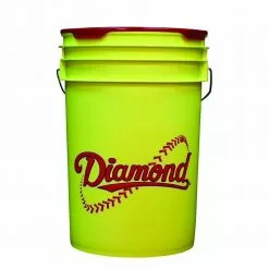 Diamond 6 Gallon Ball Bucket with Padded Lid: BKT