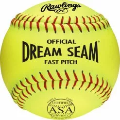 Rawlings ASA Dream Seam 11" 47/375 Leather Fastpitch Softballs: C11RYLA