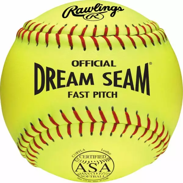 Rawlings ASA Dream Seam 11" 47/375 Leather Fastpitch Softballs: C11RYLA 3 Rawlings ASA Dream Seam 11" 47/375 Leather Fastpitch Softballs: C11RYLA