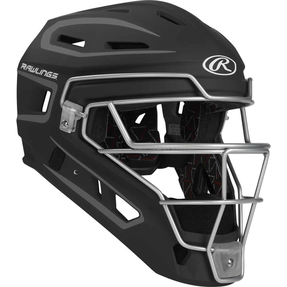 Rawlings Velo 2.0 Hockey Style Catcher's Helmet: CHV27 8 Rawlings Velo 2.0 Hockey Style Catcher's Helmet: CHV27 - Image 6