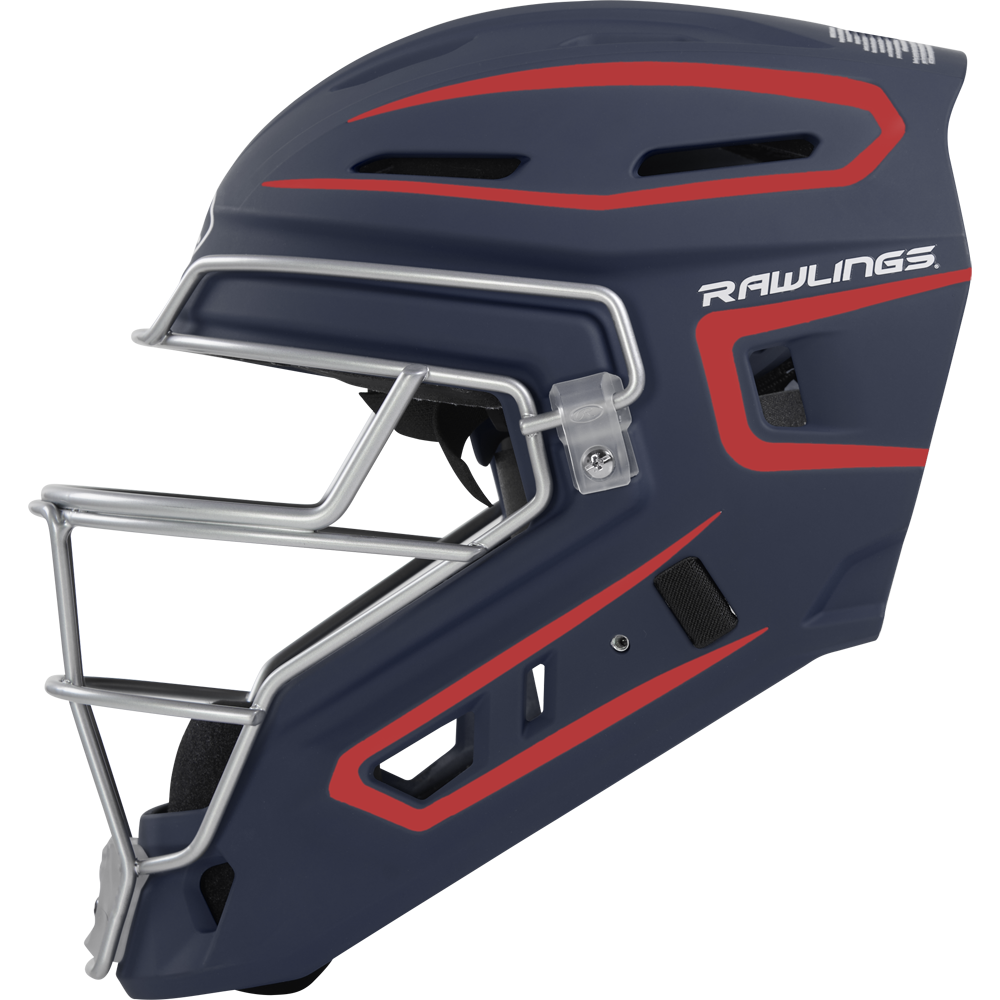 Rawlings Velo 2.0 Hockey Style Catcher's Helmet: CHV27 6 Rawlings Velo 2.0 Hockey Style Catcher's Helmet: CHV27 - Image 4