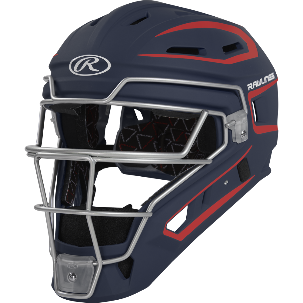 Rawlings Velo 2.0 Hockey Style Catcher's Helmet: CHV27 4 Rawlings Velo 2.0 Hockey Style Catcher's Helmet: CHV27 - Image 2