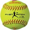 Champro Sports Champro 12" 47/375 Practice Leather Fastpitch Softballs: CSB98 -Deals BaseBallBat Store CSB98