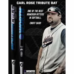 2021 Worth Carl Rose Powercell 13.5" XL Endloaded NSA / USSSA Slowpitch Softball Bat: WCARLU -Deals BaseBallBat Store Carlrose3