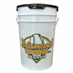 Diamond DSG 6 Gallon Ball Bucket with Padded Lid: BKT-DSG
