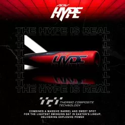 2022 Easton ADV Hype -3 BBCOR Baseball Bat: BB22HYP 16 2022 Easton ADV Hype -3 BBCOR Baseball Bat: BB22HYP -Deals BaseBallBat Store Hype TechGraphics Thermo 2