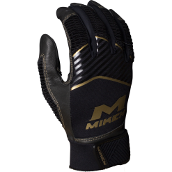 Miken Adult Batting Gloves: MBGGLD -Deals BaseBallBat Store MBGGLDblack1