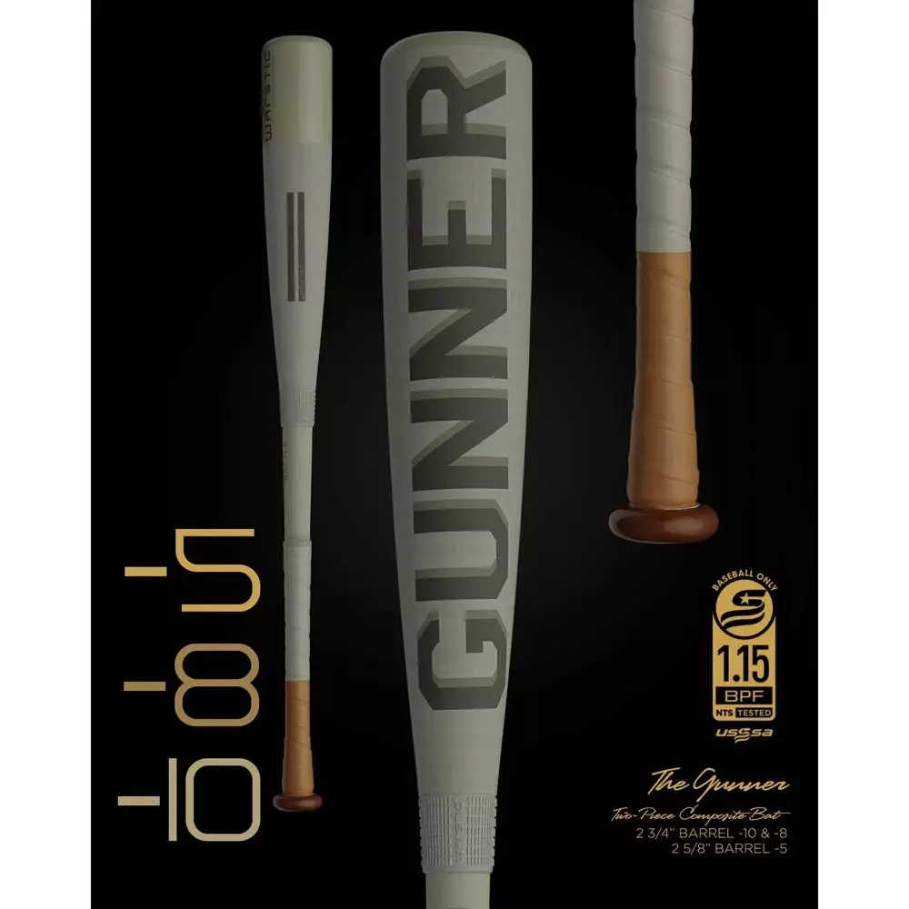 2022 Warstic Gunner -5 (2 5/8") USSSA Baseball Bat: MBGNR22GY5 7 2022 Warstic Gunner -5 (2 5/8") USSSA Baseball Bat: MBGNR22GY5 - Image 5