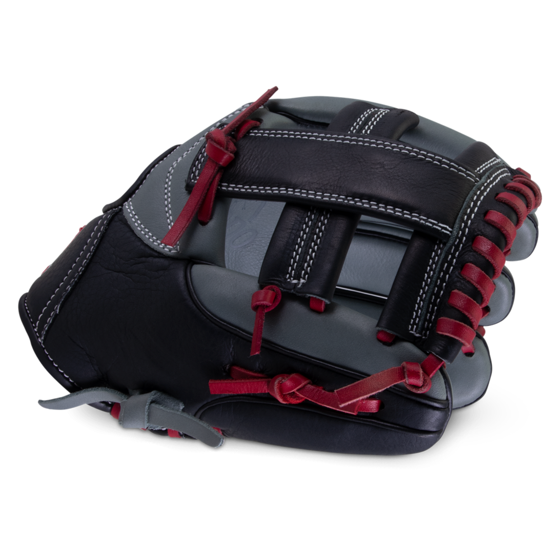 Marucci Caddo S Type 11" Baseball Glove: MFGCADD1100-GY/R 5 Marucci Caddo S Type 11" Baseball Glove: MFGCADD1100-GY/R - Image 3