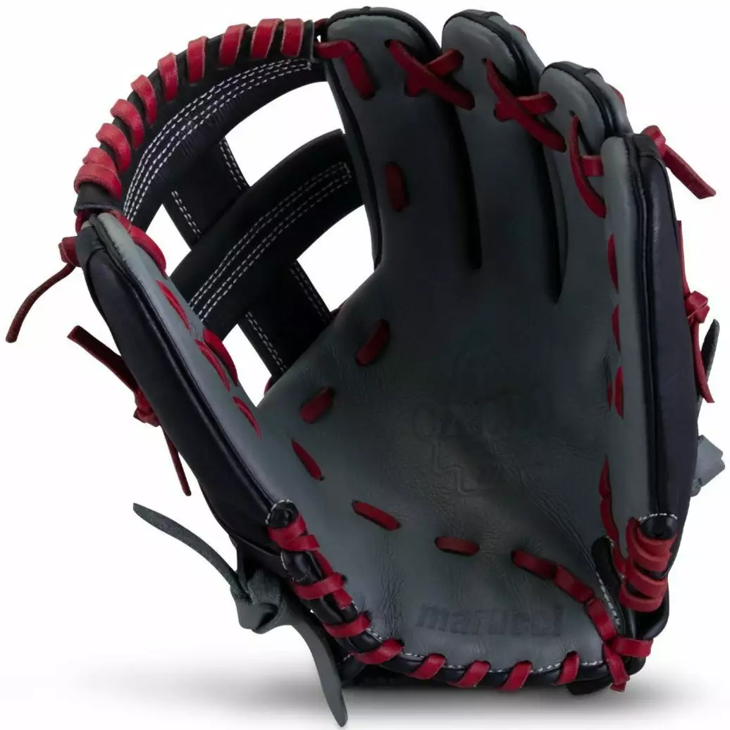 Marucci Caddo S Type 11" Baseball Glove: MFGCADD1100-GY/R 4 Marucci Caddo S Type 11" Baseball Glove: MFGCADD1100-GY/R - Image 2