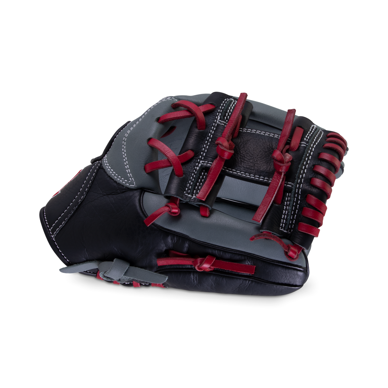 Marucci Caddo S Type 11.5" Baseball Glove: MFGCADD1150-GY/R 6 Marucci Caddo S Type 11.5" Baseball Glove: MFGCADD1150-GY/R - Image 4