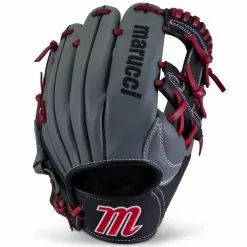 Marucci Caddo S Type 11.5" Baseball Glove: MFGCADD1150-GY/R