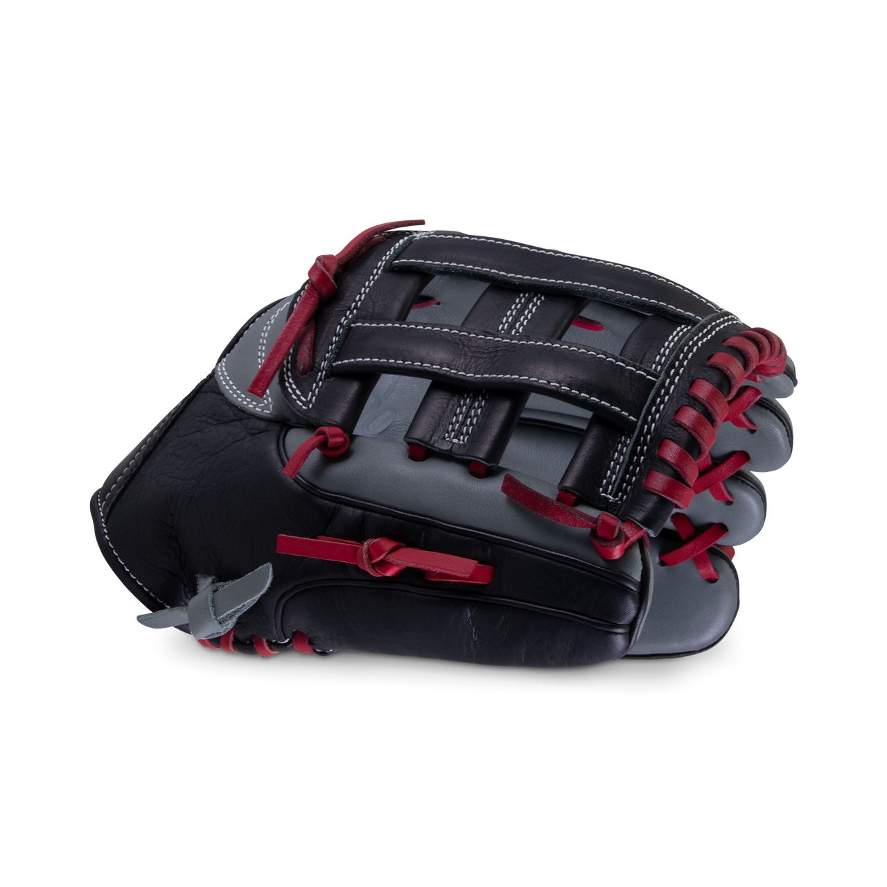 Marucci Caddo S Type 12" Baseball Glove: MFGCADD1200-GY/R 5 Marucci Caddo S Type 12" Baseball Glove: MFGCADD1200-GY/R - Image 3