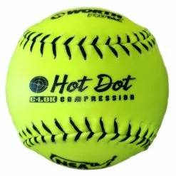 Worth NSA Hot Dot OS 11" 52/275 Synthetic Slowpitch Softballs: NO11SY