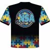 DSG Apparel National Softball Association NSA Autism Awareness Sublimated Short Sleeve Shirt 2 DSG Apparel National Softball Association NSA Autism Awareness Sublimated Short Sleeve Shirt -Deals BaseBallBat Store NSAAUTISMFRONT